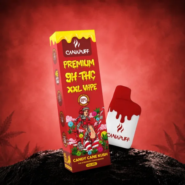 Wholesale 9H-THC XXL Vape Candy Cane Kush 99% 2ml