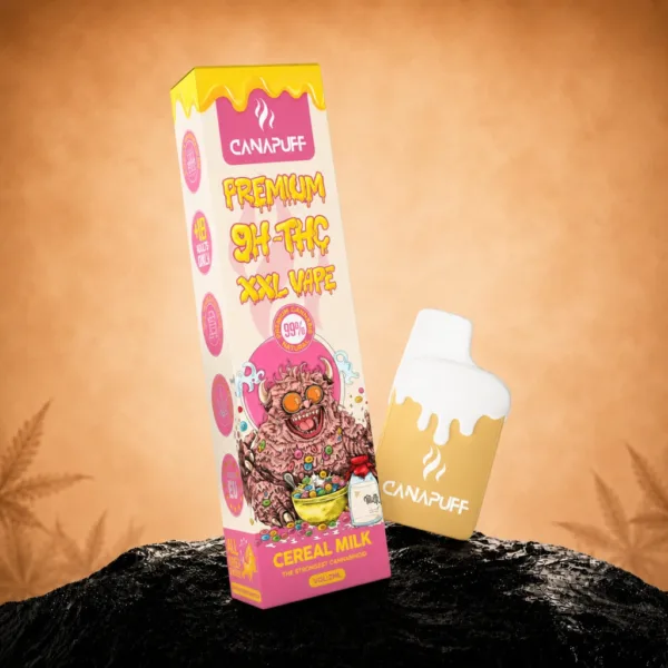 Wholesale 9H-THC XXL Vape Cereal Milk 99% 2ml