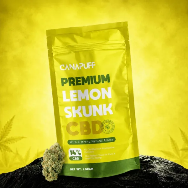 Canapuff 3g CBD Flowers Lemon Skunk 14%