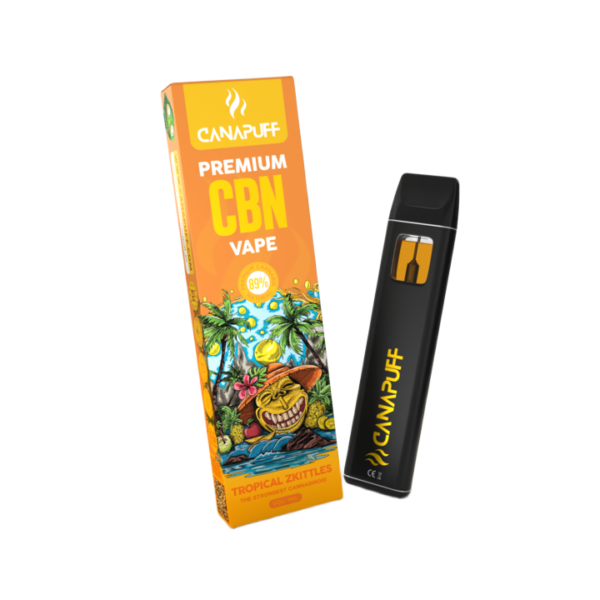 Canapuff CBN Vape Tropical Zkittles 89% 1ml