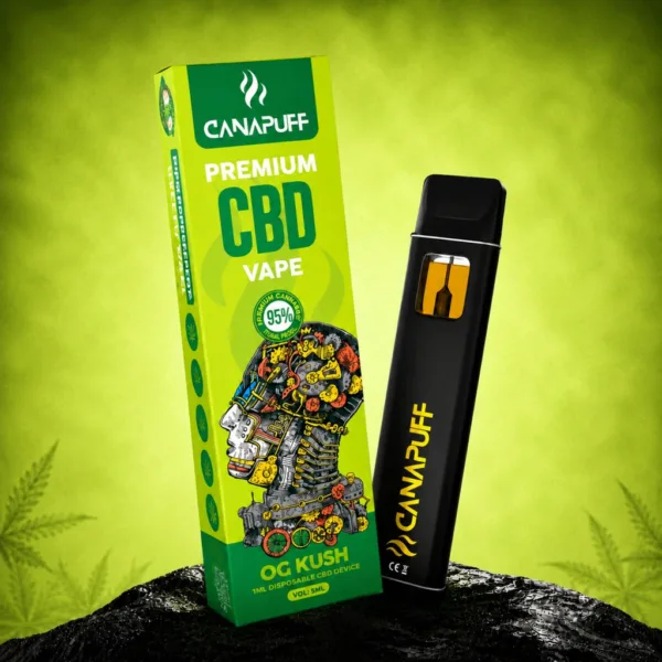 Canapuff OG Kush 95% CBD – Canapuff – Vape – 1ml