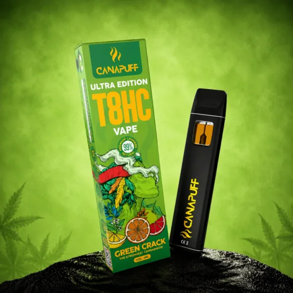 Wholesale T8HC Vape Green Crack Ultra Edition 99% 1ml