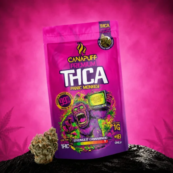 Wholesale THCA Flowers Panic Monkey 99%