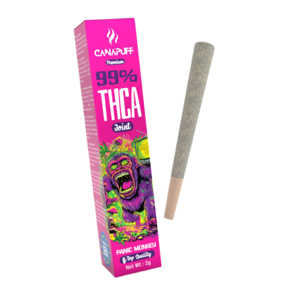 Wholesale THCA Joint Panic Monkey 99% 2g