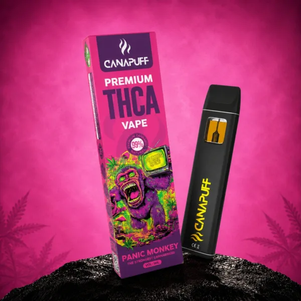 Wholesale THCA Vape Panic Monkey 99% 1ml