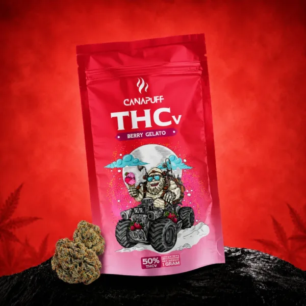 Canapuff 3g THCv Flowers Berry Gelato 50%