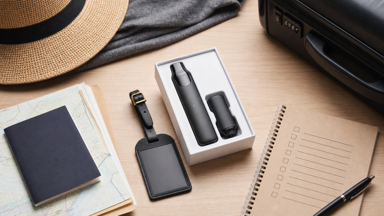 Editorial product image for CBD Vape Travel Checklist for European Trips