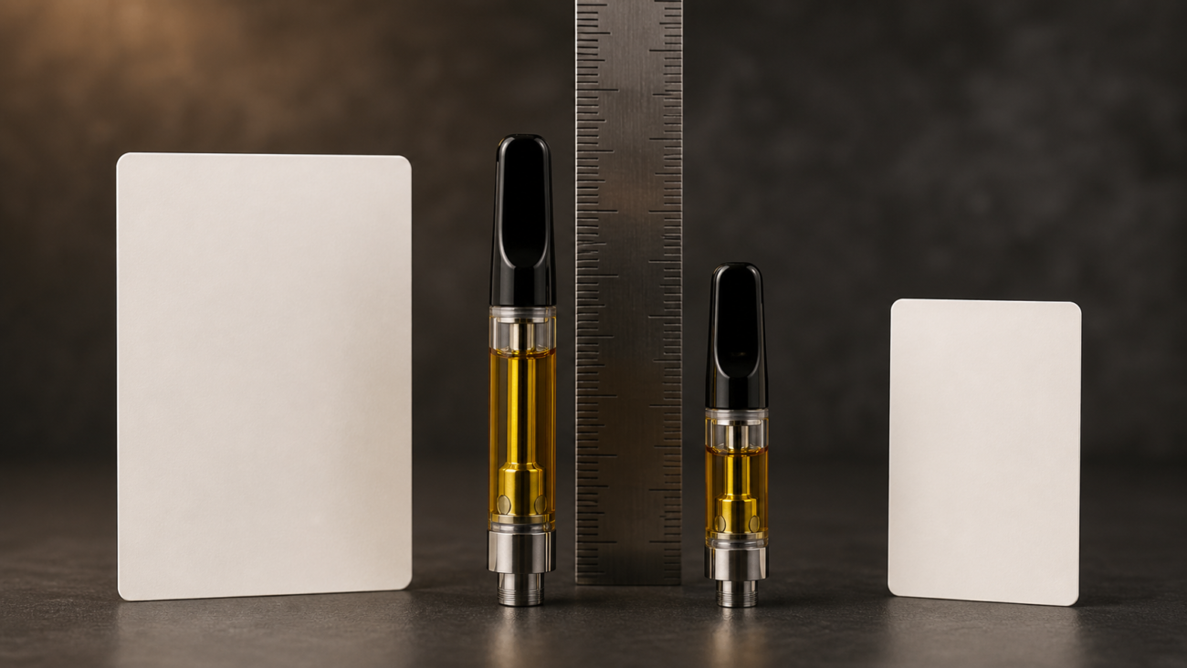 Editorial product image for THCV Vape 1ml vs 2ml: Compare Volume and Compatibility